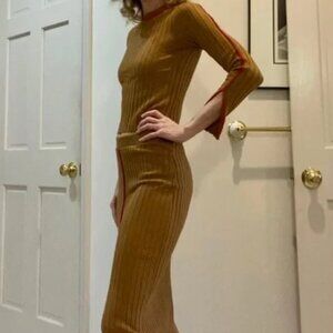 Zara Knit Top & Skirt Set Size Small